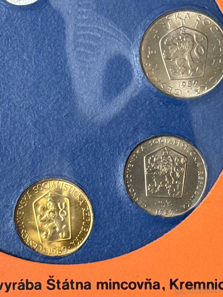 Sada mincí ČSSR 1989 - 3