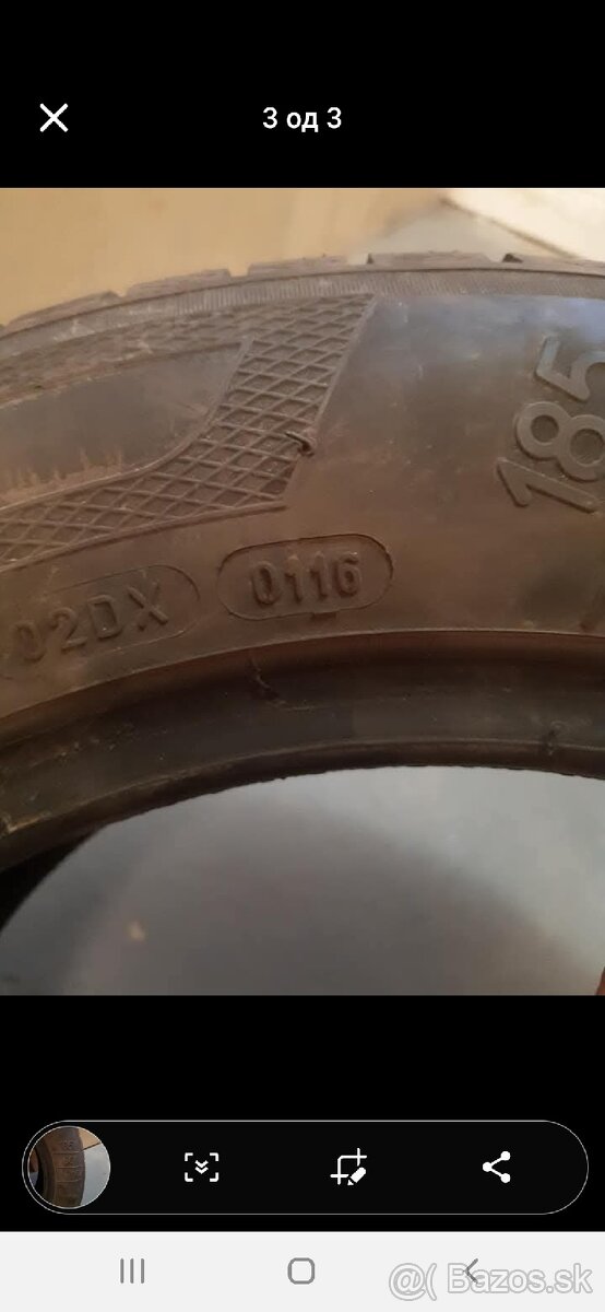 Letne pneumatiky 185/60/14 4KS. - 3