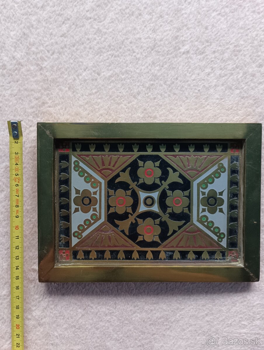 Starožitná ozdoba mosadzná 886gramov - 3