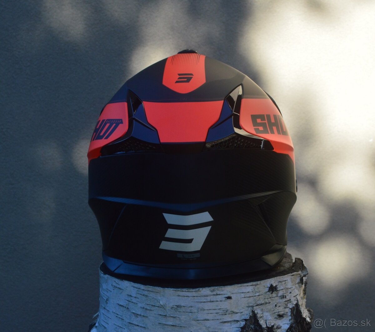 prilba helma okuliare shot fluo oranžová čierna - 3