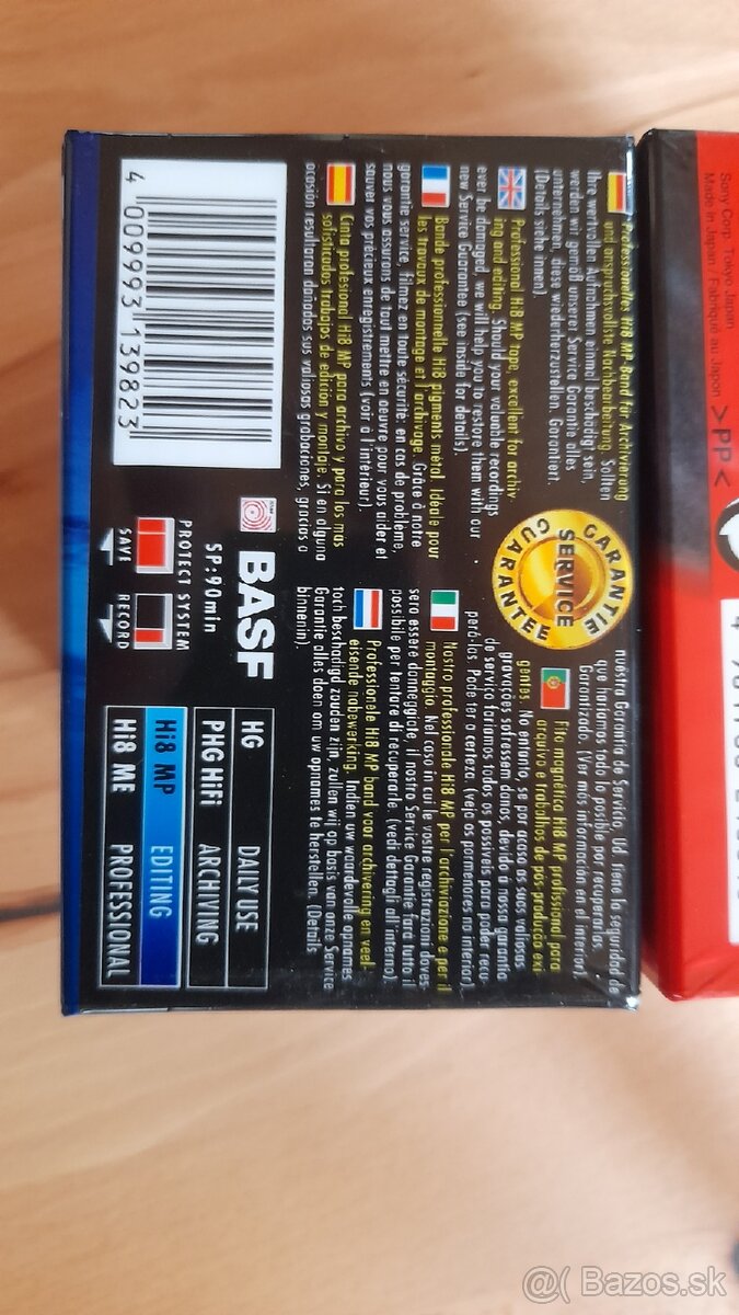 Kazeta do videokamery Hi8 - 3