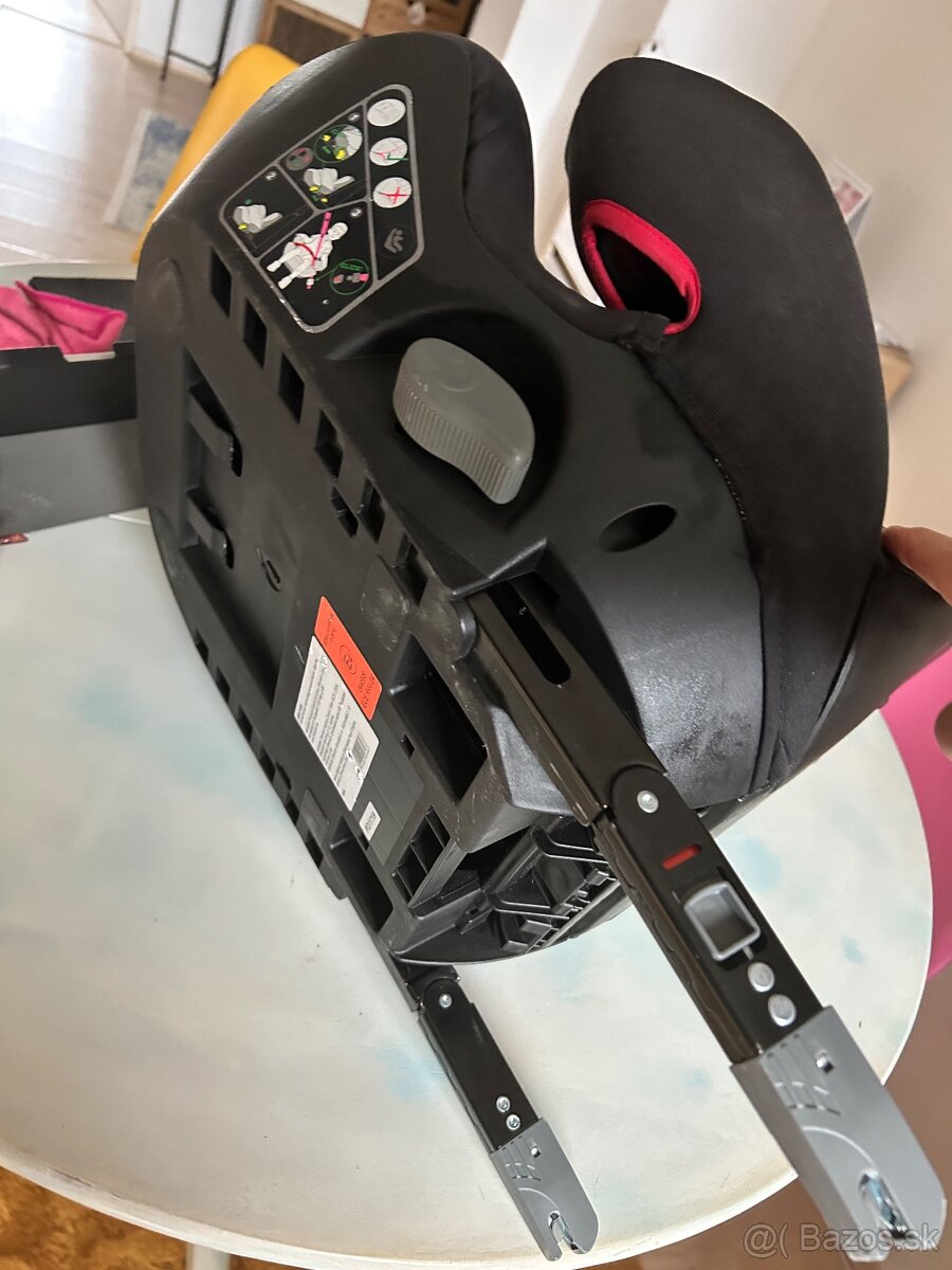 Predám detský podsedák isofix s oporou chrbta - 3