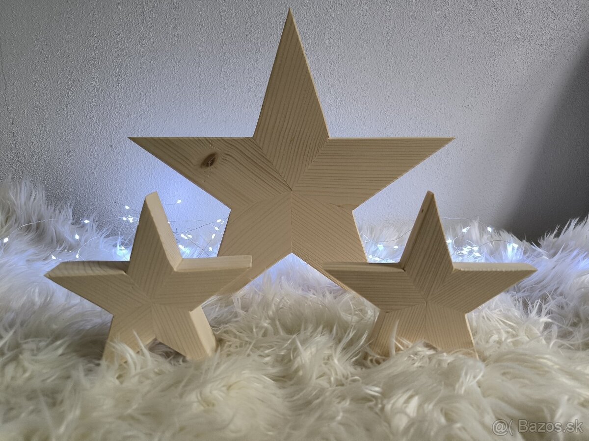 Dekoračné hviezdičky - 3