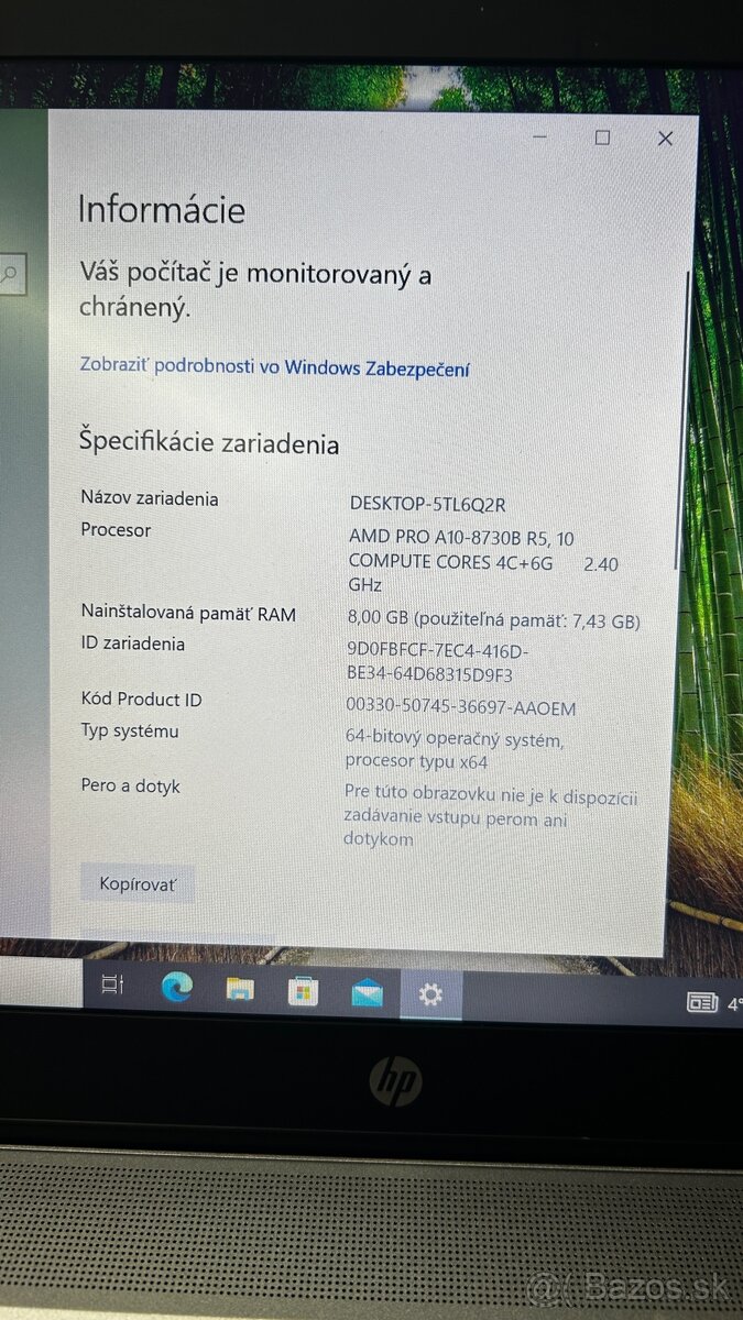 Hp elitebook 8530p - 3