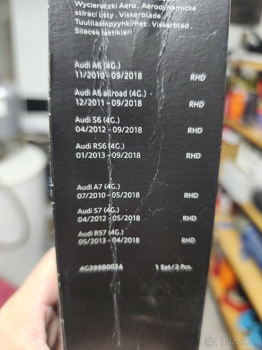 Stierače Predné na Audi A6 - 3