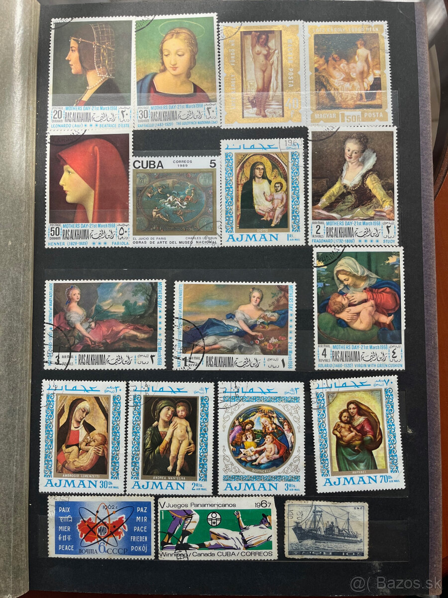 Poštové známky - zbierka - 3