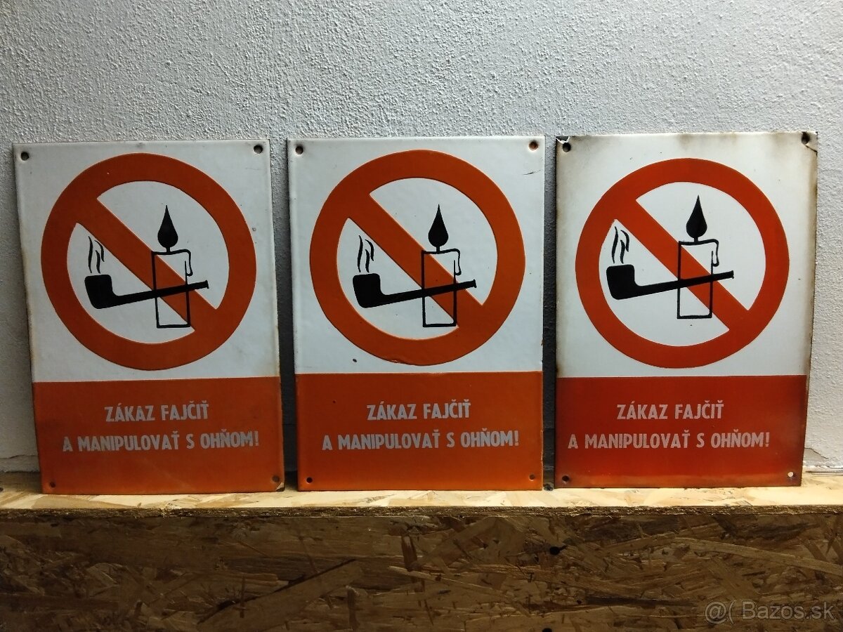 Smaltové tabule - 3