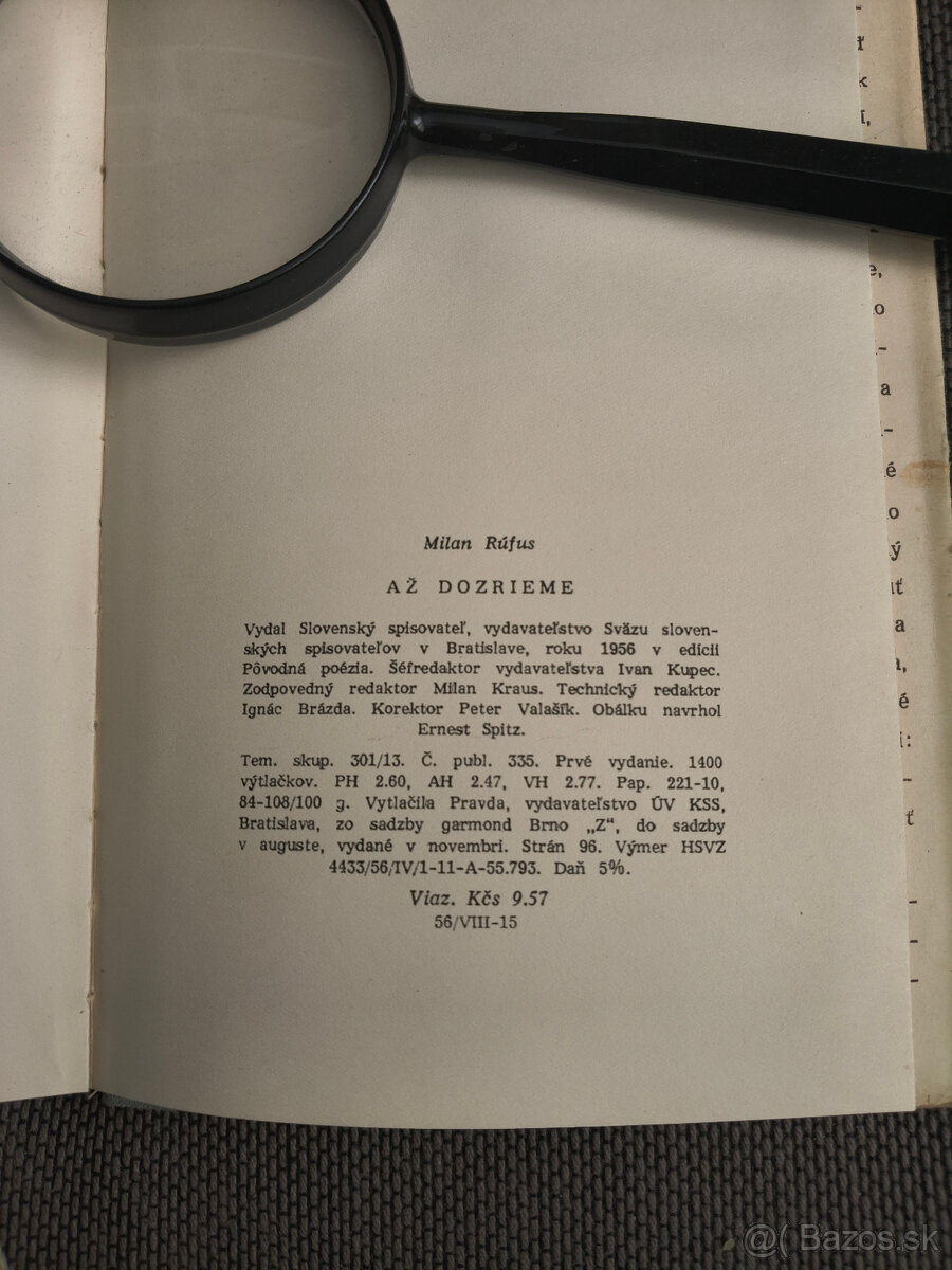 Milan Rúfus - zbierka básní - 3