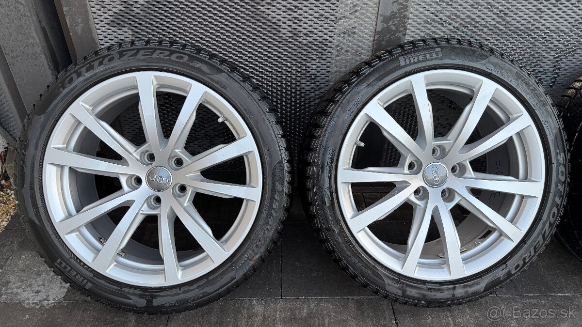 Predam alu disky original audi 245/40 R18 roteč 5x112 - 3