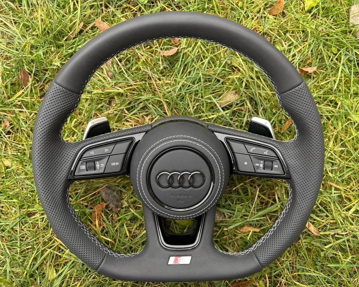 AUDI MULTIFUNKCNY VOLANT ZKOSENY s airbagom a padlami - 3