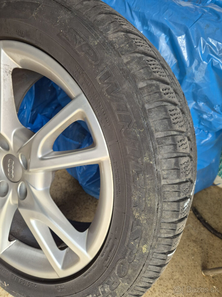 Zimne pneumatiky s diskami audi A6 235/55/R18 - 3