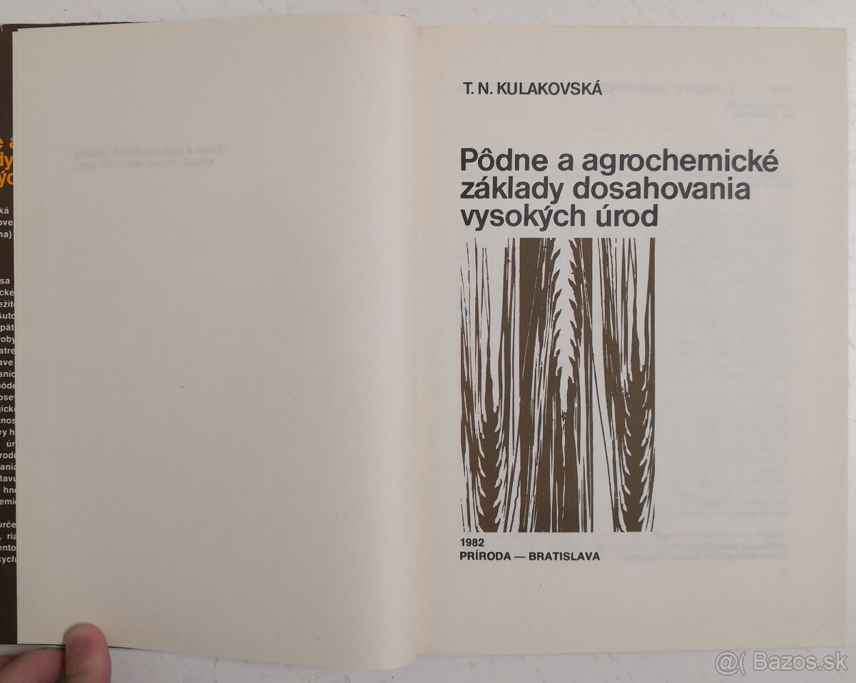 Pôdne a agrochemické základy dosahovania vysokých úrod - 3