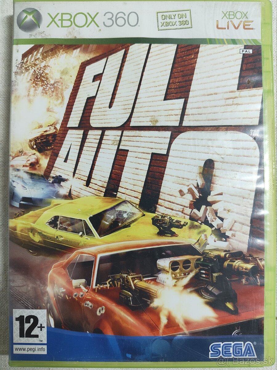 XBOX 360 + 60 GB HDD + OVLÁDAČ + 3x HRA - 3