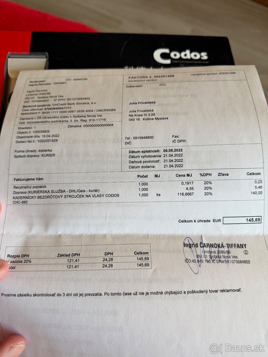 Strojcek na vlasy Codos CHC-980 - 3