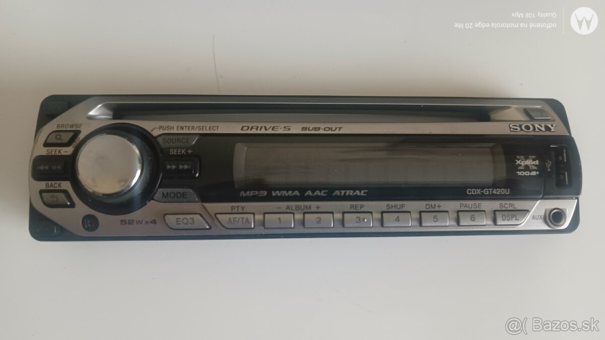 Predám autorádio Sony CDX-GT420U - 3