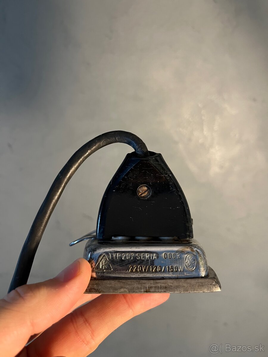 Starožitná žehlička retro I Czechoslovakia - 3