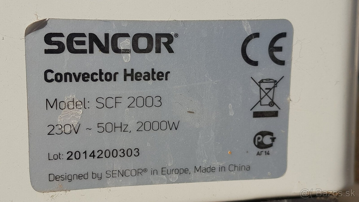 Ohrievač Sencor - 3