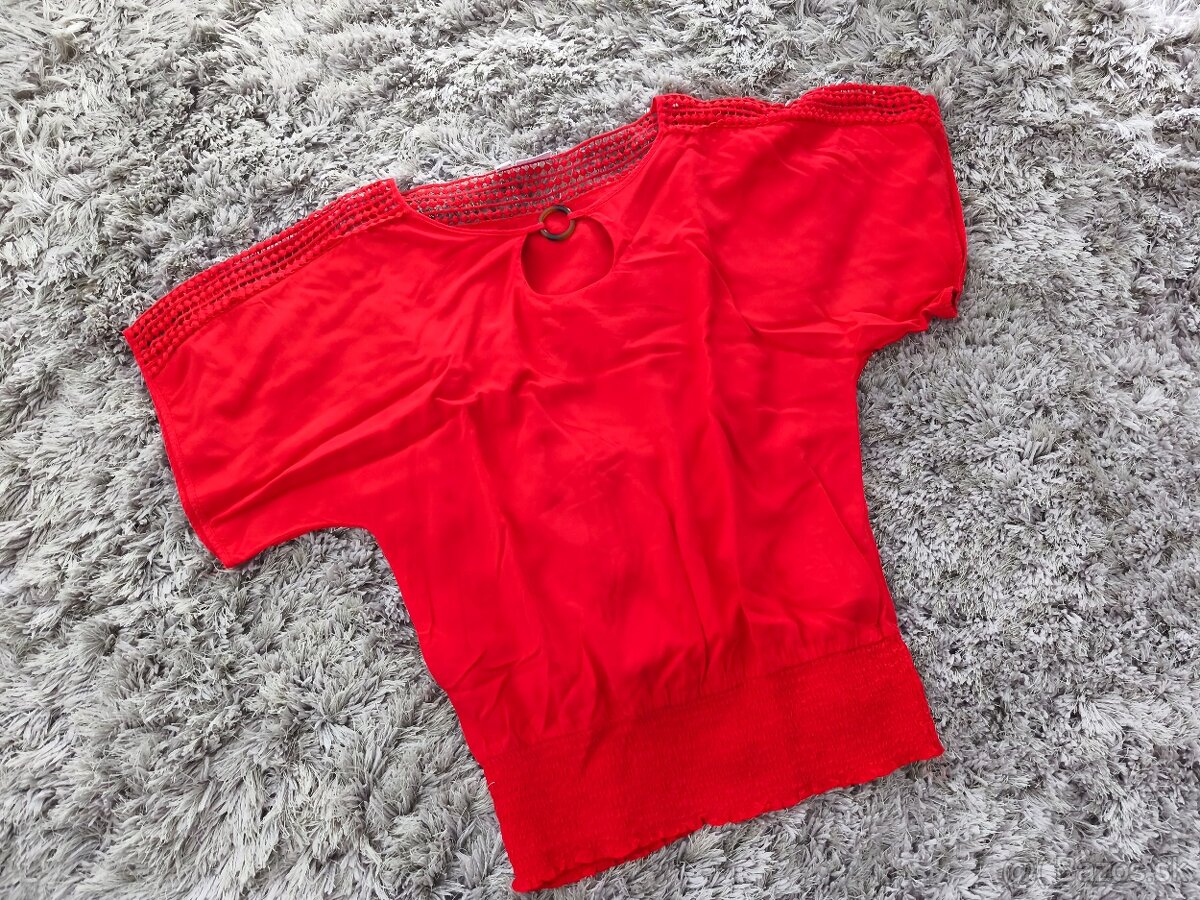 Dámska blúzka červená 38/M - 3