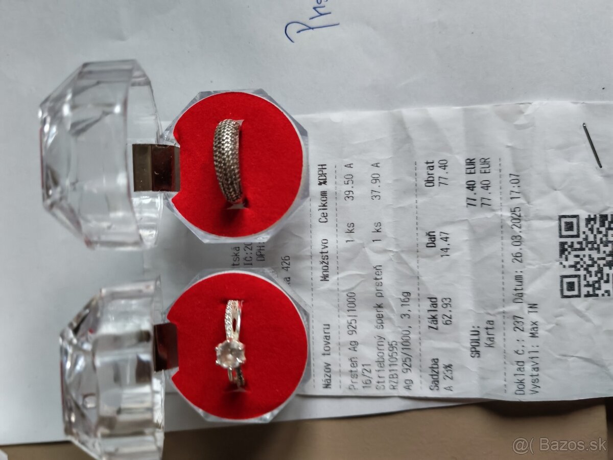 strieborne prstene - 3