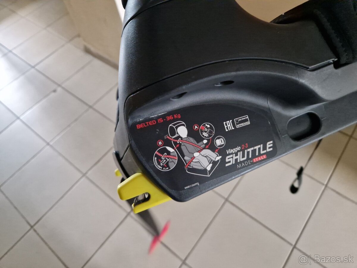 ISOFIX podsedák Peg Perego Viaggio 2-3 Shuttle - 3