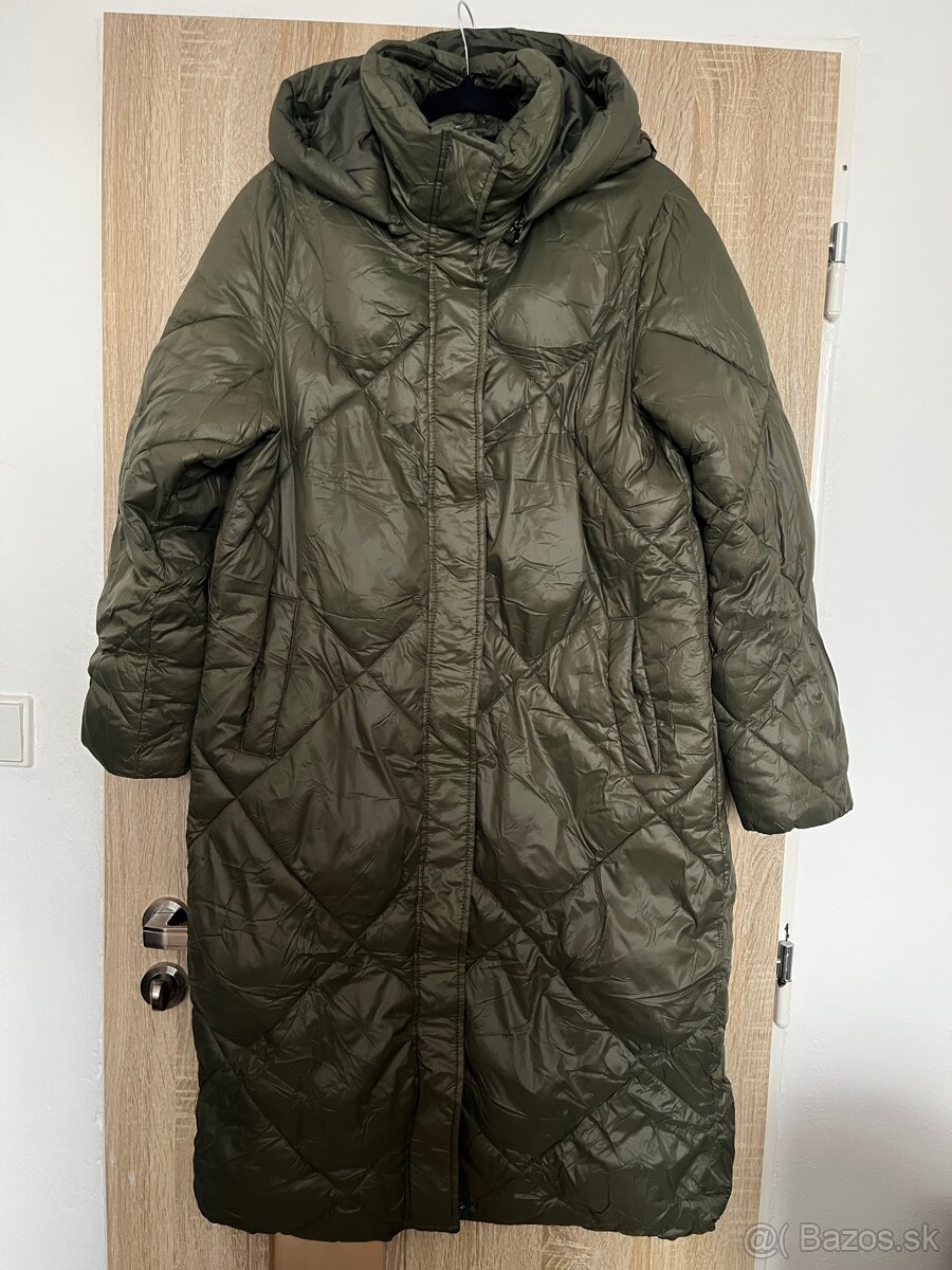 Zelená dlhá bunda - 3