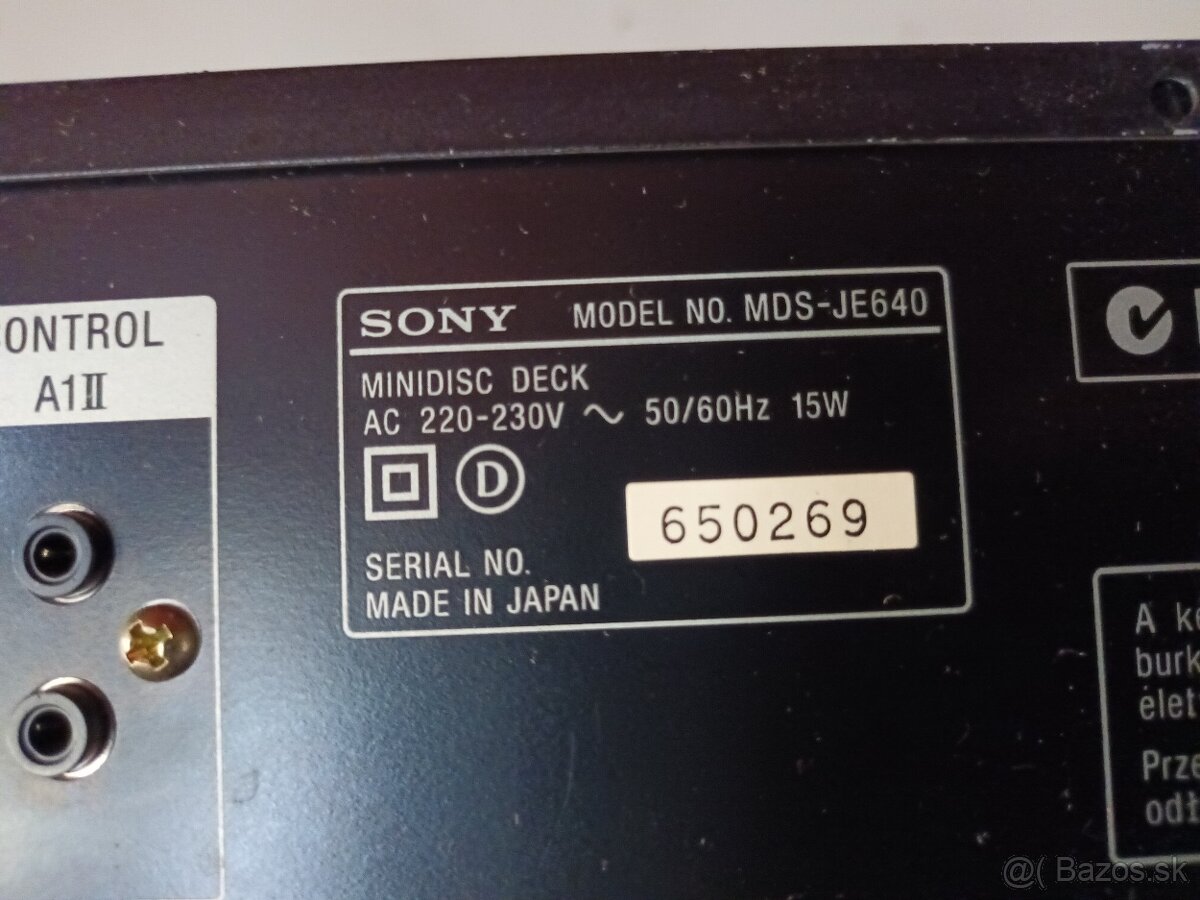 Mini disc sony mds-je 640 - 3