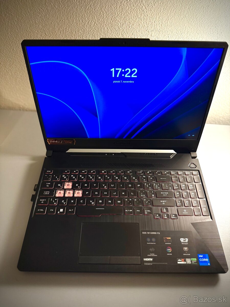 Predám herný NTB ASUS TUF F15, AKO NOVY - 3