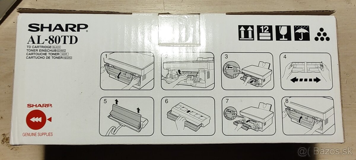 Sharp AL-80TD Názov: Originálny toner Sharp AL-80TD (čierny) - 3