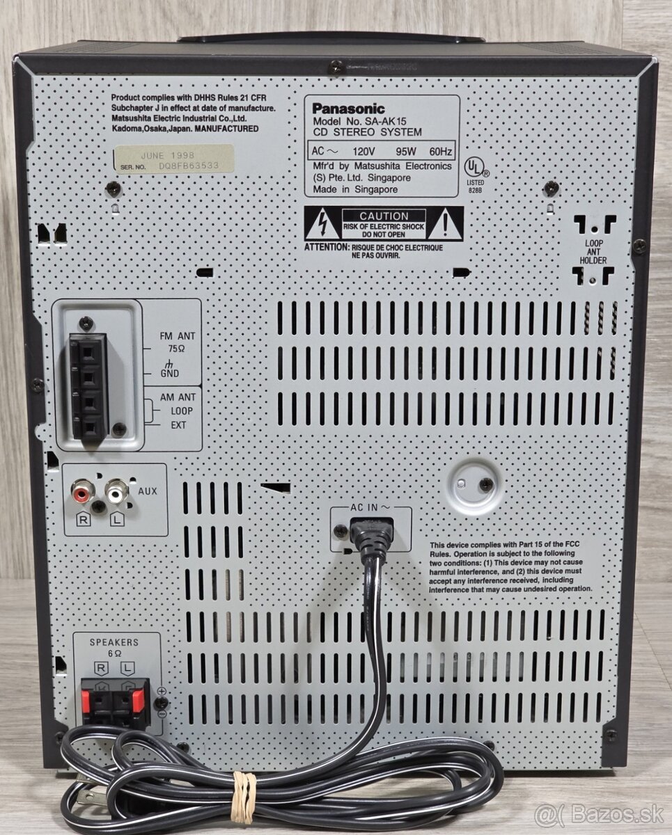 Hifi veža - Panasonic SA-AK15 - 3