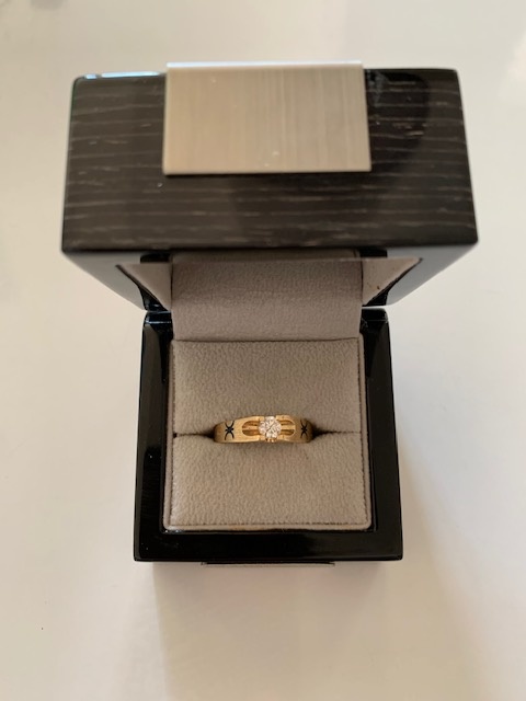 Pánsky diamantový prsteň - 3