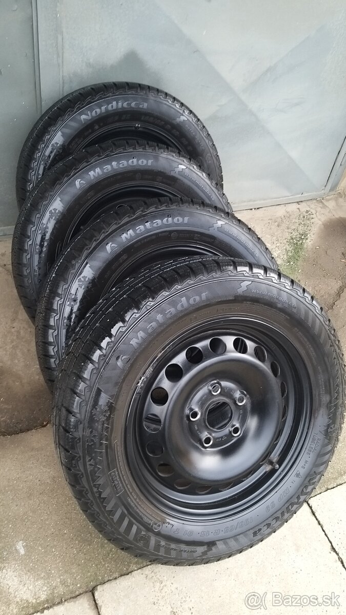 Predám kolesa 15"zimné - 3