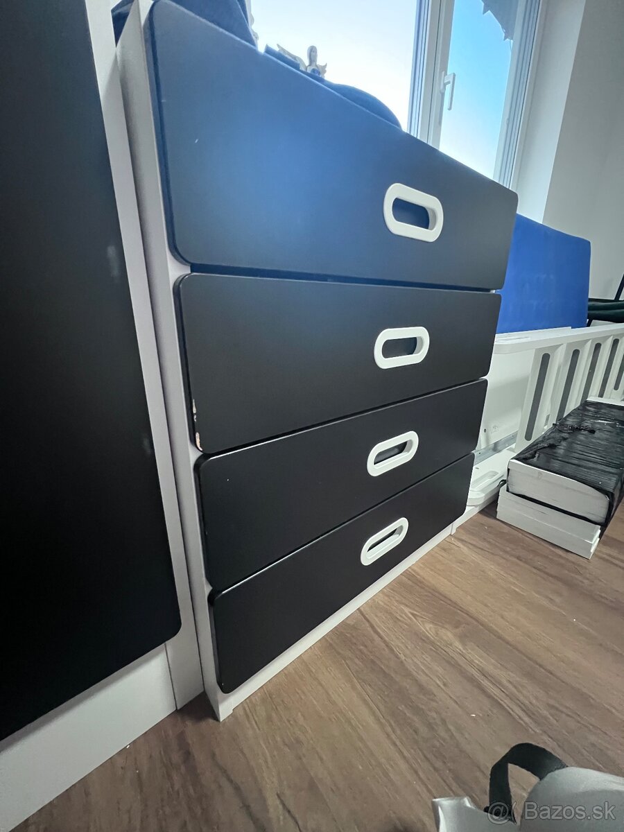 Detská posteľ Ikea - úložný priestor + stôl - 3