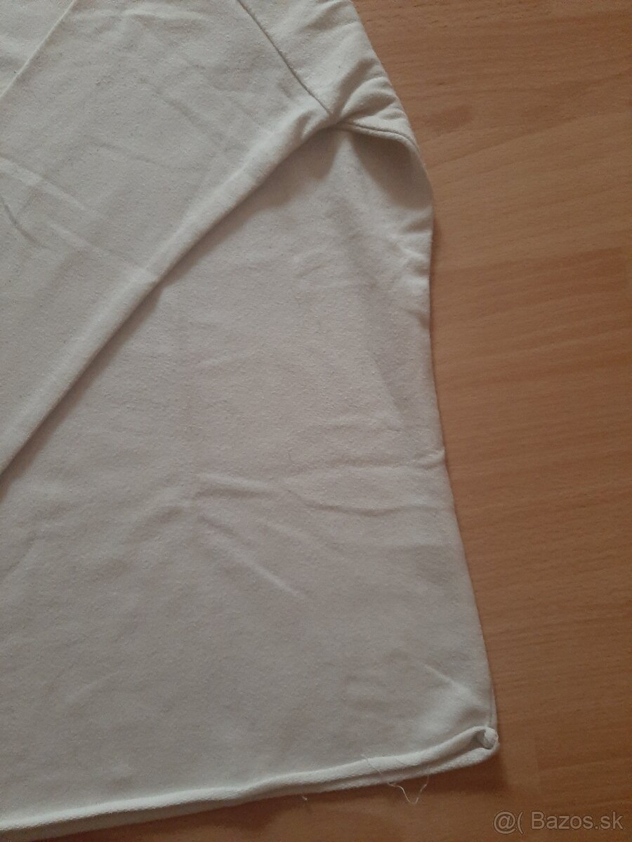 Biela tenká mikina Amisu - 3