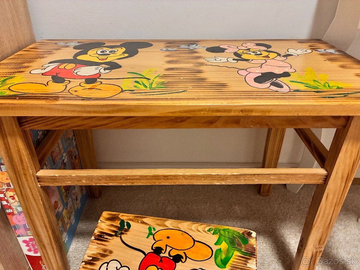 Detsky stolík Minnie + stolička - 3