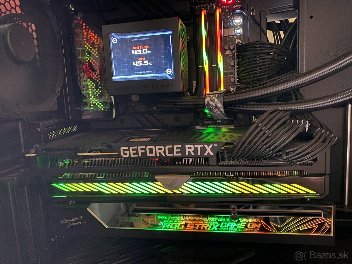 ASUS ROG Z790 HERO, CHLADIČ, AMD CPU R9 7900X3D - 3