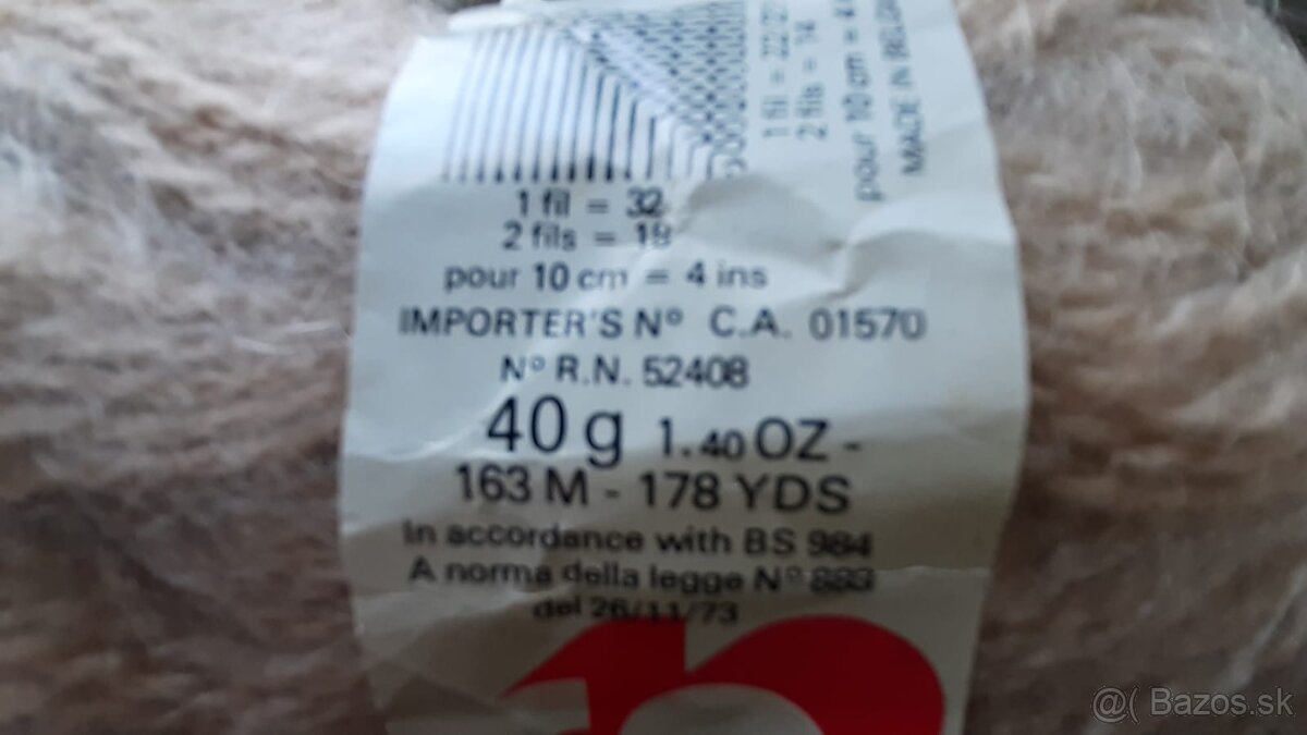 Kvalitná priadza s mohairom Barbara, dizajn z Francúzska - 3