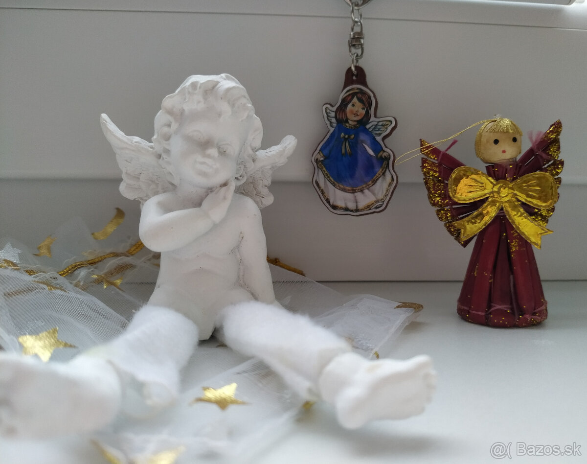 Anjelik- prívesky, dekorácie_NOVÉ_0,50-2,00e - 3