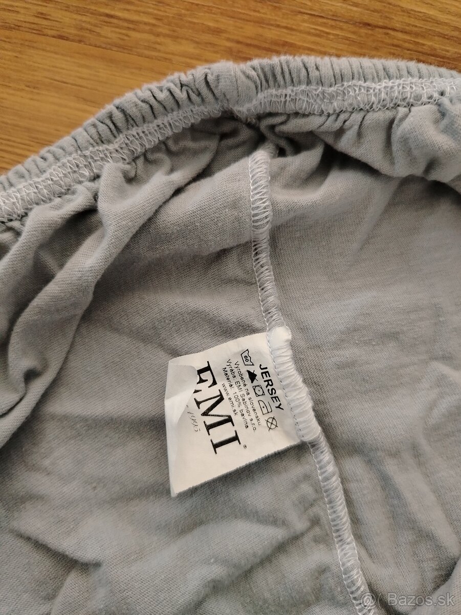 EMI jersey plachta sivá 140x200 cm - 3