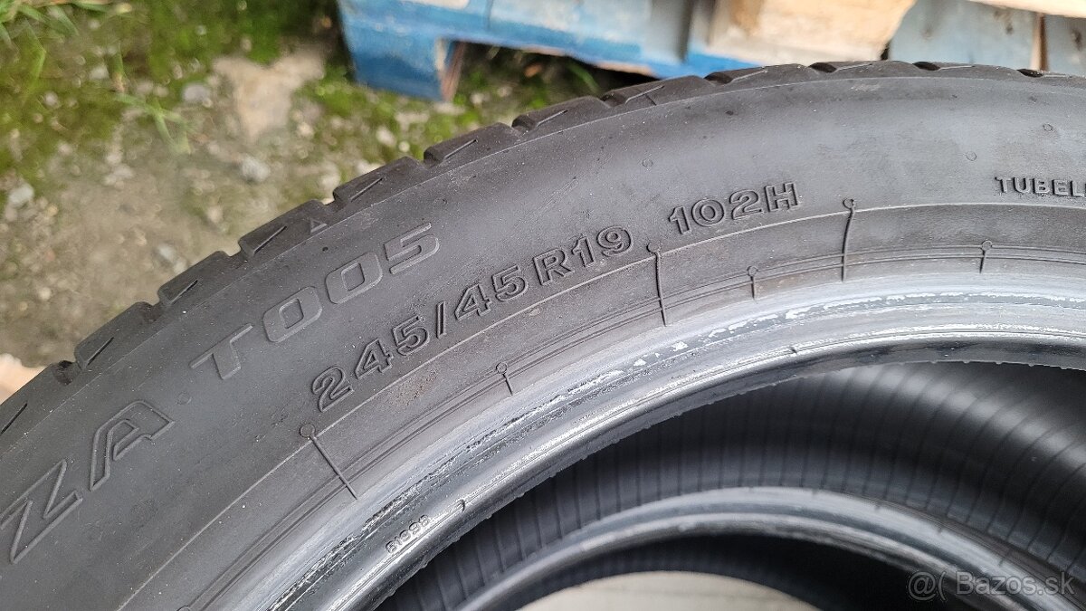 Bridgestone Turanza T005 245/45 r19 letné - 3