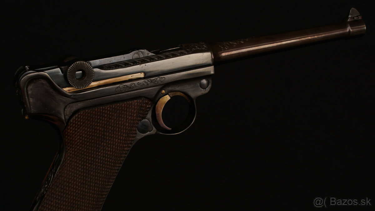 Pištoľ P08 Parabellum kaliber 9mm - nová hlaveň - 3