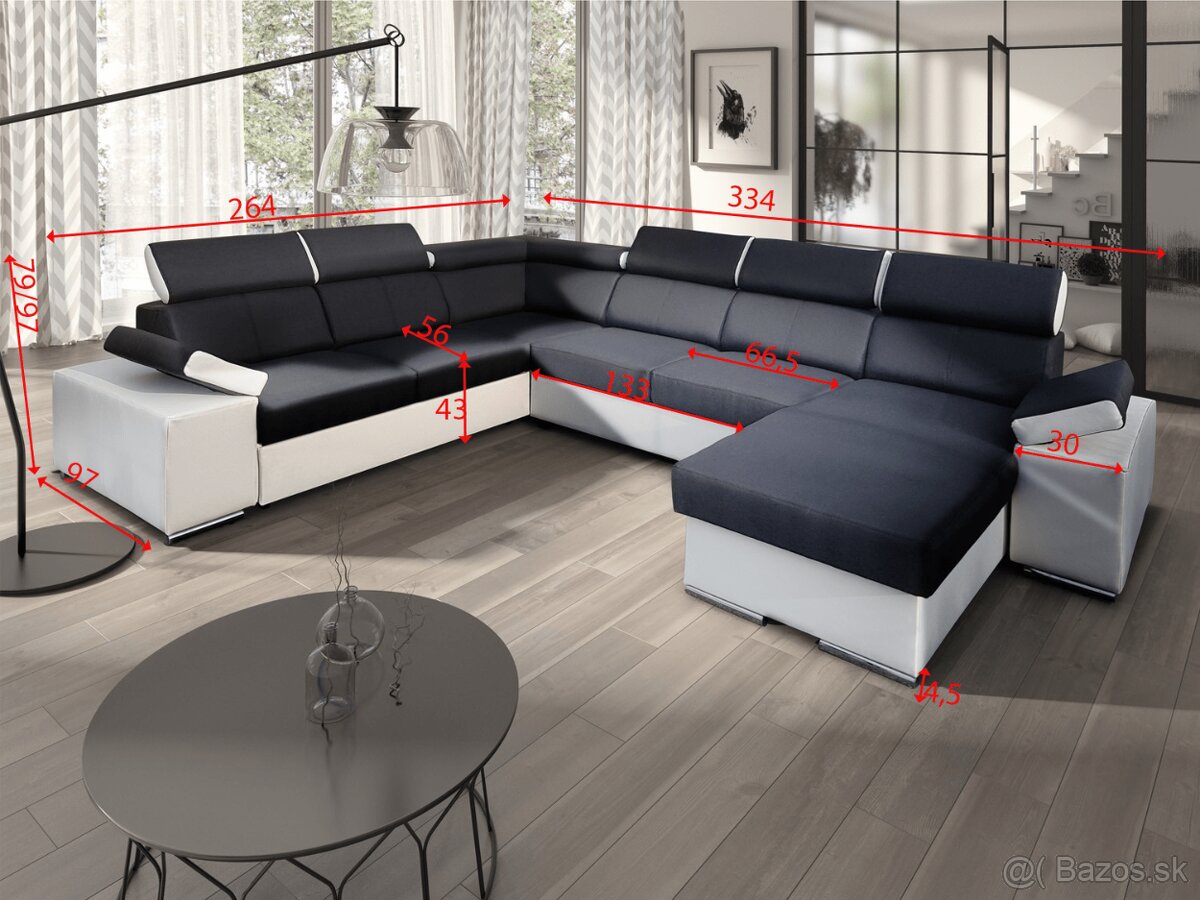 Sedačka Erika U - 3