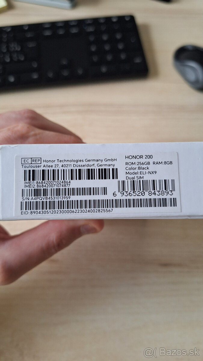 Predám Honor 200 Black v záruke - 3