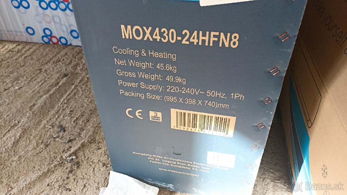 predám klimatizáciu midea 7 kw - 3