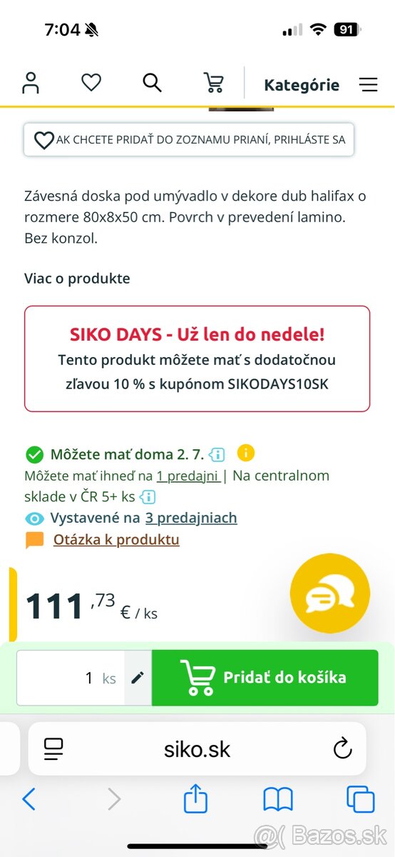 Doska pod umývadlo - 3