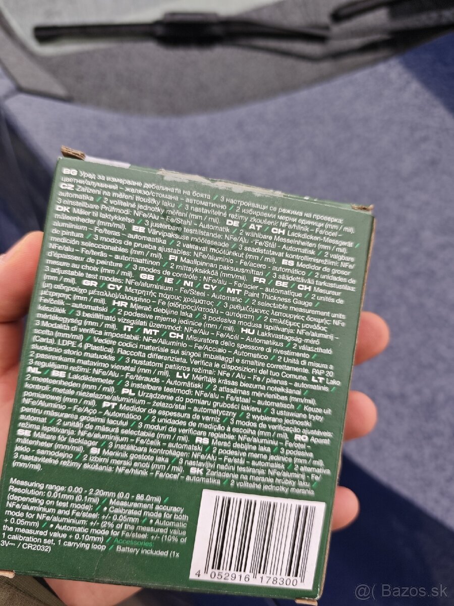 Merač hrúbky laku parkside - 3