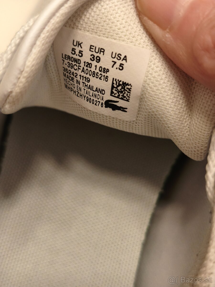 Damske Lacoste kozene tenisky - 3