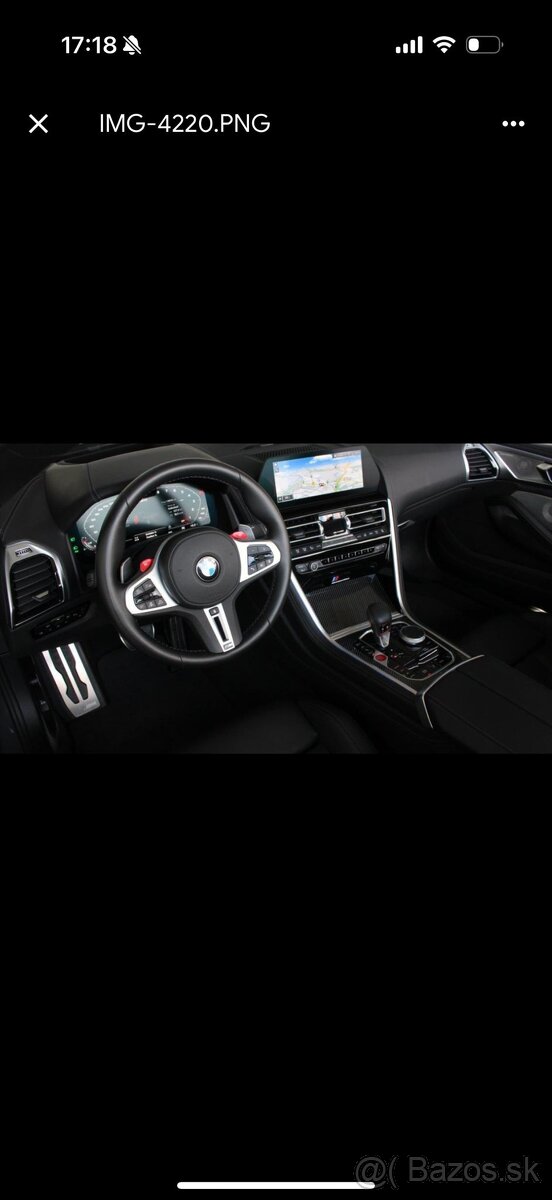 Predám BMW M8 Cabrio Competition V8 - 3
