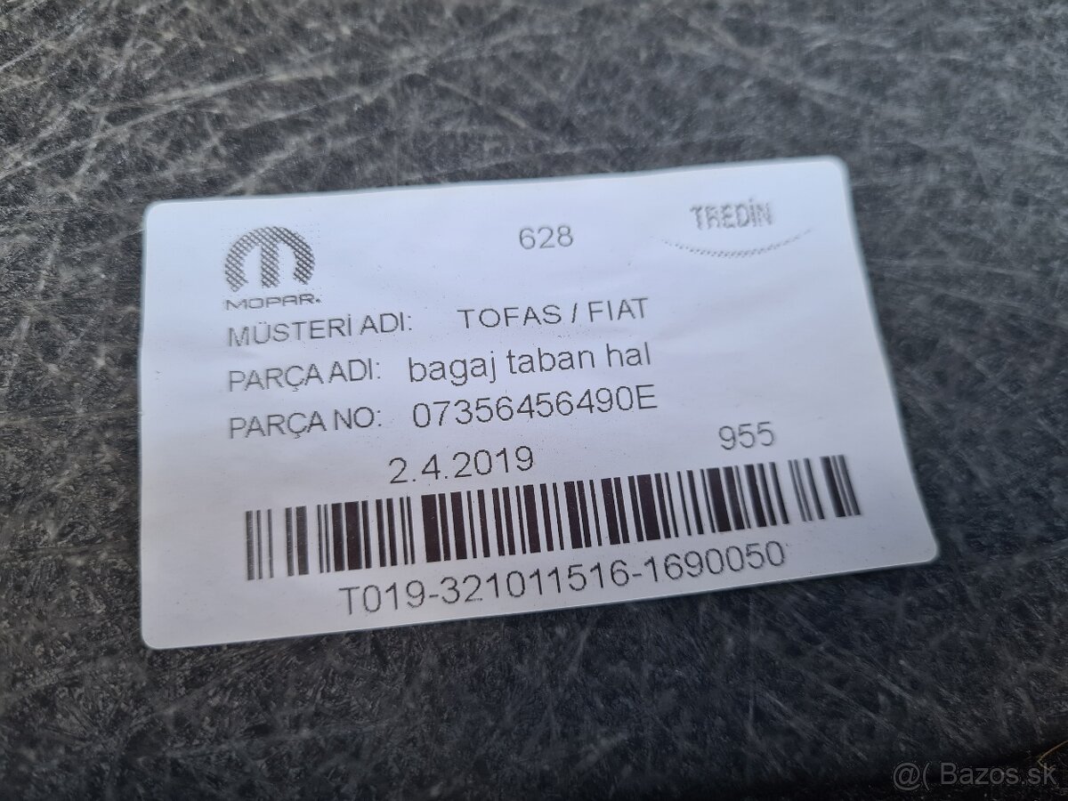 Podlaha kufra Fiat Tipo Combi - 3