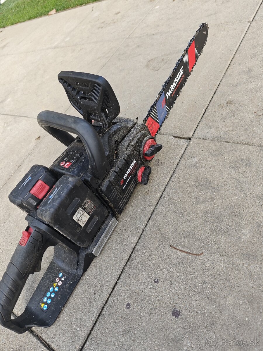Aku reťazová píla parkside performance 40v - 3