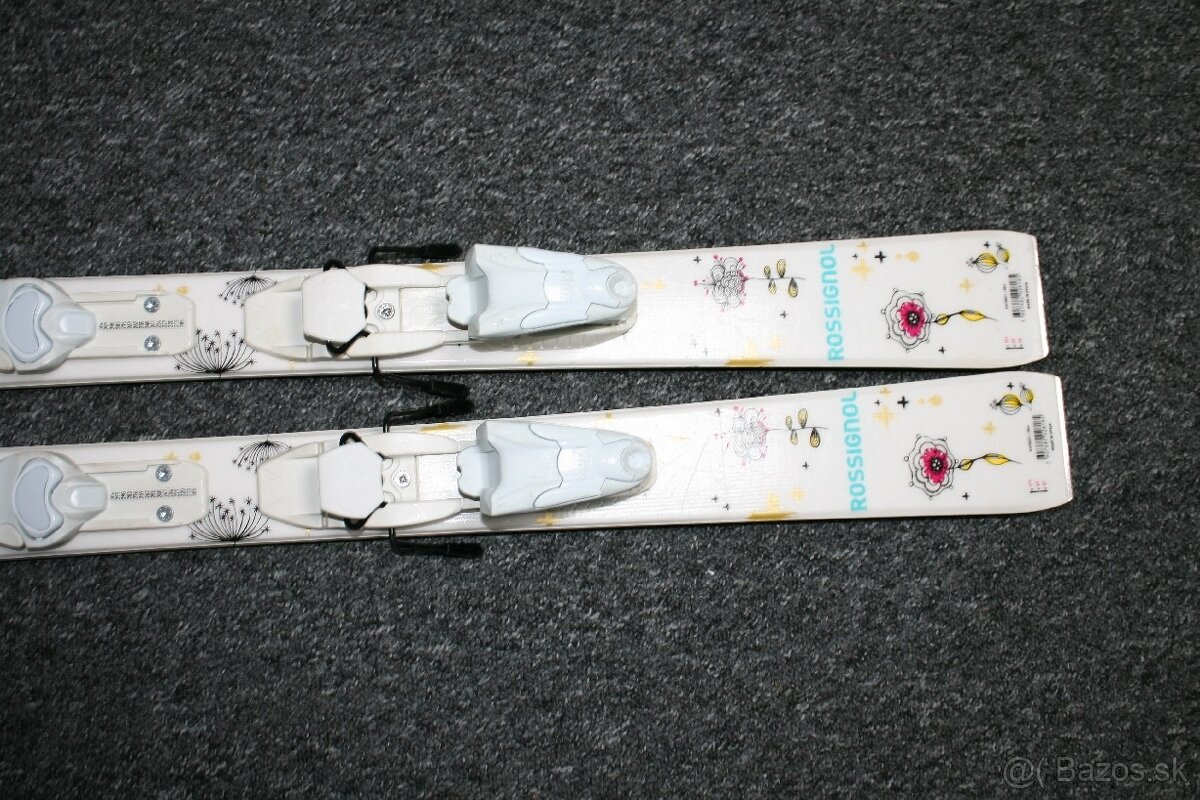 dievcenské lyže Rossignol 130 cm drevené jadro - 3